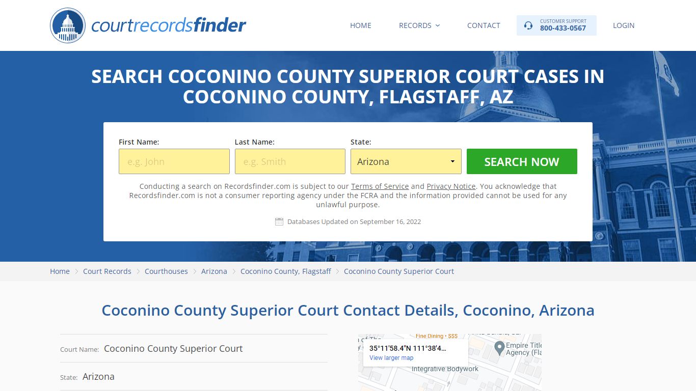 Coconino County Superior Court Case Search - RecordsFinder